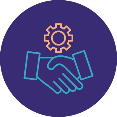 Tokalaşın. Web simgesi basit illüstrasyon