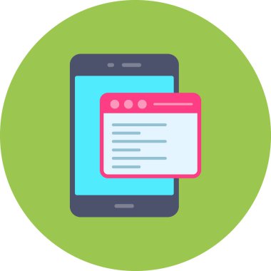 mobil uygulama. Basit tasarım