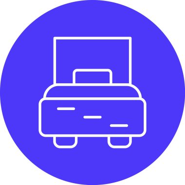 Modern otomatik simgenin vektör illüstrasyonu