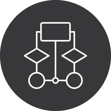 ağ vektör simgesi. düz tasarım biçimi