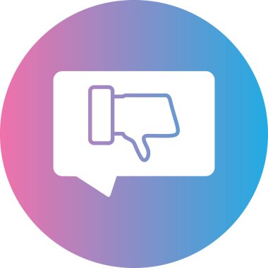 Konuşma baloncuğunun vektör çizimi