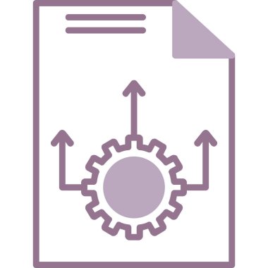 dosya biçimi simgesi, vektör illüstrasyonu
