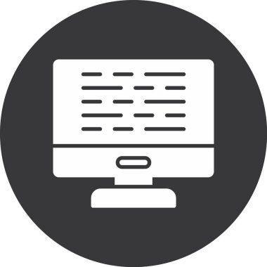 izleyici vektör simgesi modern basit illüstrasyon