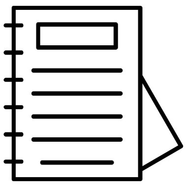 belge simgesi, vektör çizimi