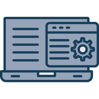 Ayarlama. Web simgesi vektör illüstrasyonu