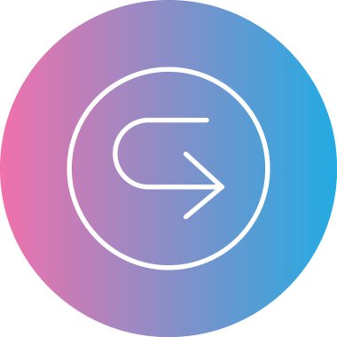 ok simgesinin vektör illüstrasyonu