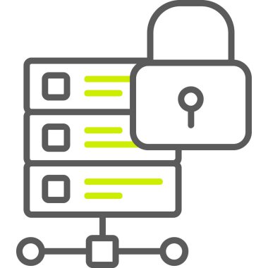 ağ veri simgesi vektör illüstrasyonu