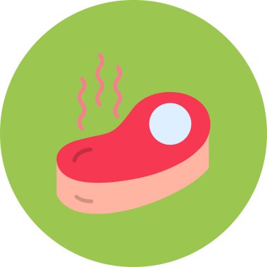 Et Ağı simgesi basit illüstrasyon