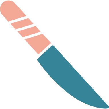 Bıçak. Web simgesi vektör illüstrasyonu