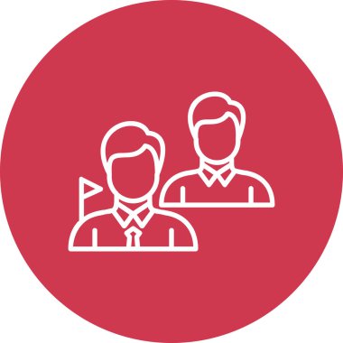 iş ve finans satırı vektör simgesi.