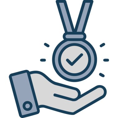 izle simge vektör illüstrasyonu