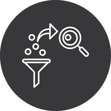 seo modern simgesinin vektör illüstrasyonu