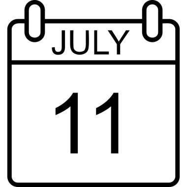 Takvim. Web simgesi vektör illüstrasyonu