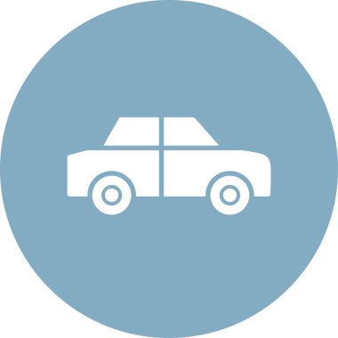 araba simgesi vektör illüstrasyonu