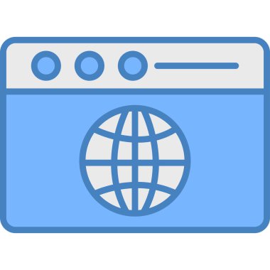 Dünya radyo ikonu. İnternet için dünya radyo vektör simgelerinin basit çizimi