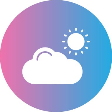 Bulut. Web simgesi basit tasarım