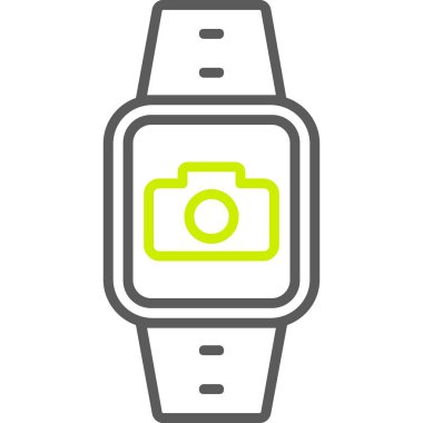 watch simge vektör çizim