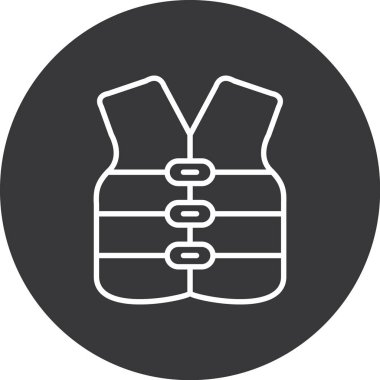 Sırt çantası. Web simgesi basit illüstrasyon