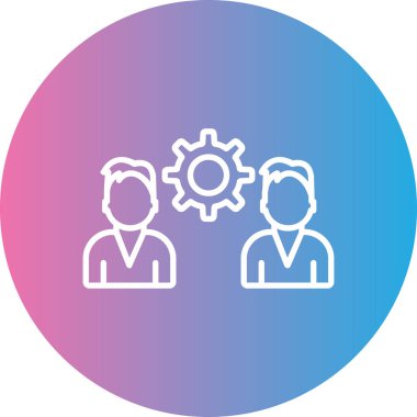 İnsan simgesinin vektör illüstrasyonu