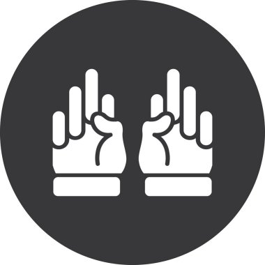 Modern bir simgenin vektör illüstrasyonu