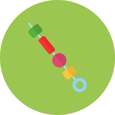 İzole edilmiş tek bir oyuncak simgesinin vektör çizimi