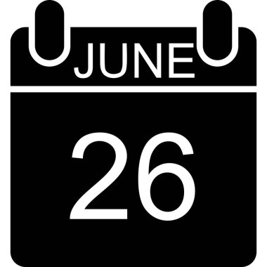 Haziran 92. Gün simgesi, takvim günü simgesi