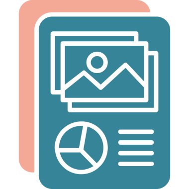 belge simgesi vektör illüstrasyonu