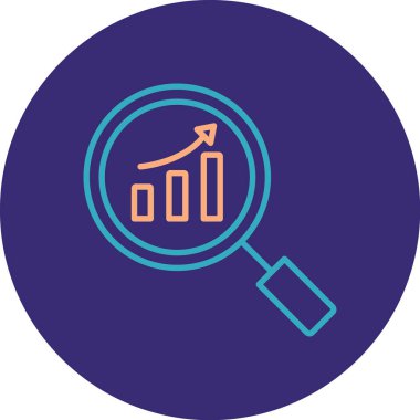 Seo simgesinin vektör illüstrasyonu