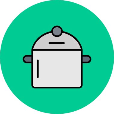 Vektör yiyecek ve sağlık simgesi