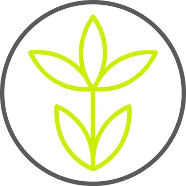 Bir yaprağın vektör illüstrasyonu