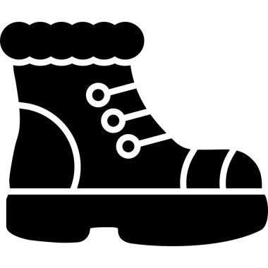 Ayakkabı simgesi, vektör çizimi