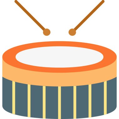 davul simgesi ile doldurulmuş - özet biçimi