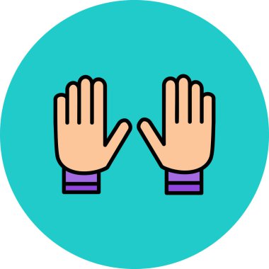 dur simgesi, vektör illüstrasyon tasarımı