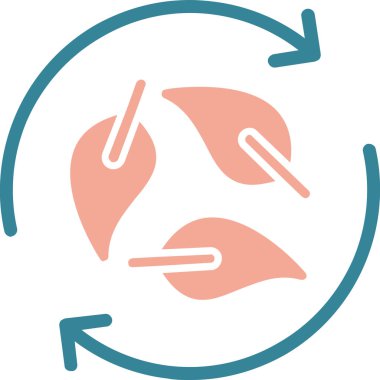 Bir kadın simgesinin vektör illüstrasyonu