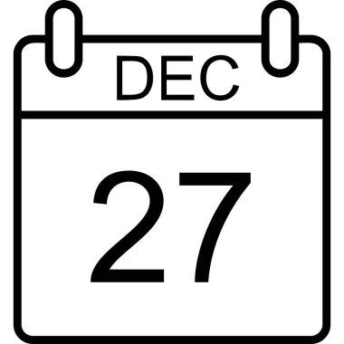 Takvim işareti simgesini, vektör çizim