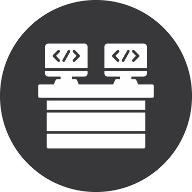 kod kodlama sunucu simgesi