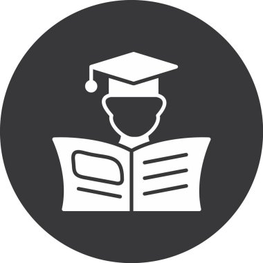 kitap simgesi vektör illüstrasyonu