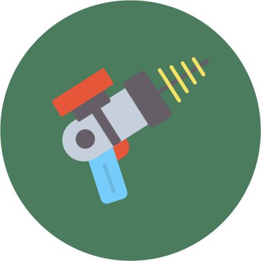 Silah. Web simgesi basit illüstrasyon