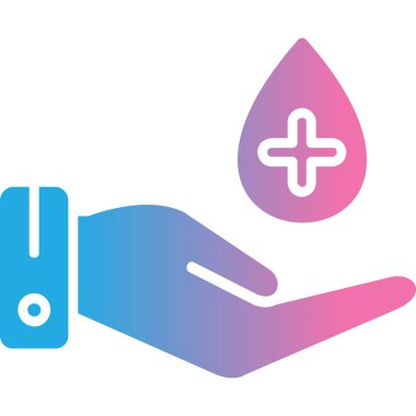 Kan bağışı kutsal kişilerin resmi, vektör çizim