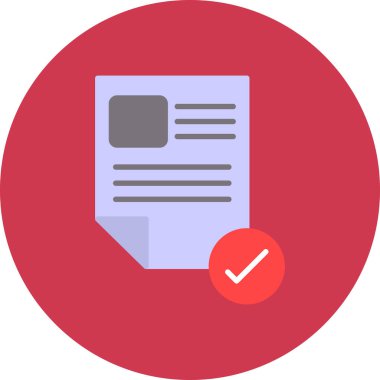 Dosya. Web simgesi basit illüstrasyon