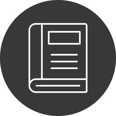 Belge simgesinin vektör illüstrasyonu