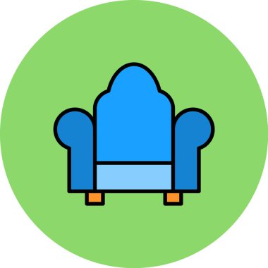 sandalye simgesi çizimi