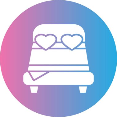 Kalp. Web simgesi basit illüstrasyon