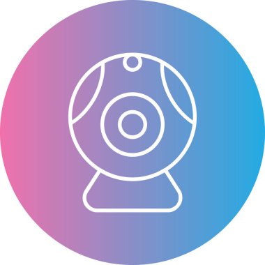 Alarm çanı dairesel simgesi simgesi