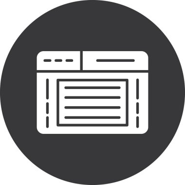 seo modern simgesinin vektör illüstrasyonu