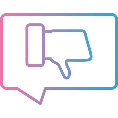 Konuşma balonu vektör çizimi