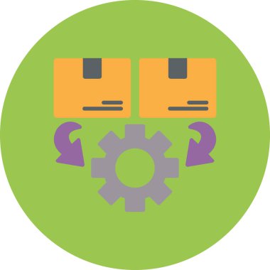 Robot simgesinin vektör illüstrasyonu