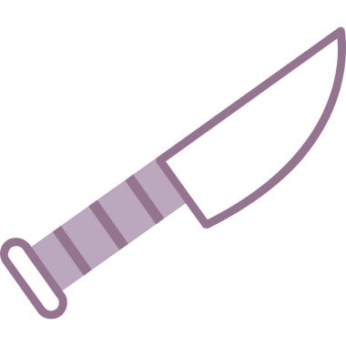 Bıçak. Web simgesi basit illüstrasyon