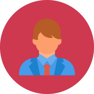 avatar erkek kişi simgesi düz stil