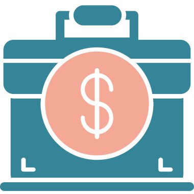 para çantası düz vektör simgesi